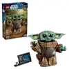 Image de Set de construction LEGO Star Wars Grogu (Apprenti du Mandalorien) 75446 modèle à exposer avec figurine, accessoires et support noir - Neuf