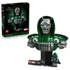 Image de LEGO Marvel 76345 Buste de Docteur Doom pour adultes Ajustement nuque et mâchoire Vert Noir Gris métal - Neuf