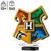 Image de LEGO Harry Potter 76462 Blason des Maisons de Poudlard 545 pièces Décor à monter Noir - Neuf