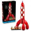 Image de LEGO Ideas 21367 La fusée de Tintin Set de construction adulte 5 figurines Milou scaphandre lunaire Noir - Neuf