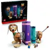 Image de Serre-livres LEGO Disney et Pixar 43301 Zigzag Toy Story pour adulte, tête rotative, pattes articulées, 2 livres, violet et turquoise - Neuf