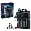 Image de Set de construction LEGO Wednesday's Backpack 76787, modèle 3D gothique, sac ouvrant avec chambre miniature, 401 pièces, figurine Mercredi, accessoires Noir - Neuf