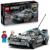 Image de Set de construction LEGO Speed Champions 77256 DeLorean Time Machine 357 pièces, minifigs Doc Brown & Marty McFly Multicouleur - Neuf
