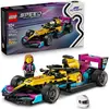 Image de LEGO Speed Champions 77258 Voiture de Course F1 Academy, Jouet Avec Figurine Formule 1, Cadeau Pour Filles Et Garçons 10 ans et plus