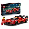 Image de LEGO Speed Champions 77261 Ferrari 499P Voiture de course 1 figurine Noir - Neuf