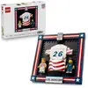 Image de Set de construction LEGO Editions 43033 Maillot de l'équipe nationale des États-Unis 167 pièces Noir - Neuf