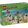 Image de LEGO Minecraft : Aventure sous-marine - Jeu océanique avec 7 figurines, dont Steve, le Gardien Ancien et un dauphin - Décoration pour chambre d'enfant - Cadeau gaming pour garçons, filles et fans à partir de 8 ans - 21598