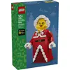 Image de LEGO Iconic, Minifigurine agrandie de Madame Claus, Kit de construction, À partir de 10 ans, Plastique, 904 pièces, 1,22 kg