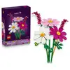 Image de LEGO Botanicals 11514 Cosmos Flowers Bouquet Artificiel 171 Pièces Gris Violet - Neuf