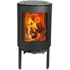 Image de Poêle à bois sur pied Aduro Aduro 23 3-9 kW vitre incurvée vitres latérales Noir mat - Neuf