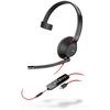 Image de Poly Blackwire 5210 Casque Avec fil Arceau Appels/Musique USB Type-C Noir, Rouge - Neuf