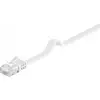 Image de MicroConnect UltraFlat - Netzwerkkabel - RJ-45 (M) bis RJ-45 (M) - 2 m - UTP - CAT 6 - flach - weiß