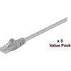 Image de Microconnect UTP Cat5E 15m Grey Netzwerkkabel Grau (V-UTP515VALUEPACKAGE)