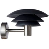 Image de Applique murale extérieure, Applique murale extérieure métal, Lampe extérieure, Applique murale LED, Lampe extérieure, Eclairage extérieur DL20 noir/acier