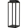 Image de Lanterne grande lampe de table, Lampe de table sans fil à intensité variable, Lampe de table Led en métal, Lampe de lecture, Rechargeable par USB, Lucca noir