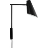 Image de Applique murale Applique murale LED Lampe de lecture Décoration Lampe de chevet Salon Métal Chambre à coucher Cale noir