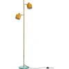 Image de Lampadaire Lampadaire lampe de sol lampe de lecture éclairage intérieur Ocean Curry laiton turquoise