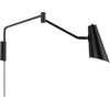 Image de Applique murale Applique murale LED Lampe de lecture Applique de chevet Salon Métal Chambre à coucher Noa noir
