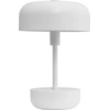 Image de Lampe de table, Lampe de table sans fil à intensité variable, Lampe de table Led en métal, Lampe de lecture, Rechargeable par USB, Haipot blanc