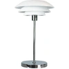 Image de Lampe de table, lampe de chevet, lampe de bureau, lampe de lecture LED, DL31 blanc/chrome