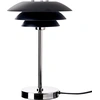 Image de Lampe de table, lampe de chevet, lampe de bureau, lampe de lecture LED, DL20 noir/chrome