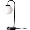 Image de Lampe de table, lampe à poser, lampe de chevet, lampe de bureau, lampe de lecture LED, Café Paris Opal/noir