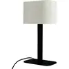 Image de Lampe de table, lampe de chevet, lampe de bureau, lampe de lecture LED, Calix noir / blanc