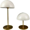 Image de Lampe de table, Lampe de table sans fil à intensité variable, Lampe de table Led en métal, Lampe de lecture, Rechargeable par USB, ALONG Lot de 2 beige laiton