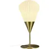 Image de Lampe de table, lampe de chevet, lampe de bureau, lampe de lecture LED, ballon opalin/laiton