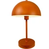 Image de Lampe de table, Lampe de table sans fil   intensit © variable, Lampe de table Led en m ©tal, Lampe de lecture, Rechargeable par USB, Stockholm terracotta orange