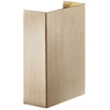 Image de NORDLUX Applique LED d'extérieur Fold, Variante : 106 x 149 x 50 mm, 2 x 3,5 W, laiton