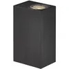 Image de Applique Murale Asbol Kubi Aluminium Noir, H.15 - Ip44 - Led Module / Nordlux Extérieur