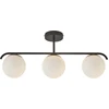 Image de Nordlux Grant - 3 Suspension Longueur 69,3 cm noir 3-flamme sphérique
