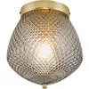 Image de Plafonnier Orbiform Verrerie Laiton, H.25.3 - Ip20 - E27 / Nordlux Intérieur