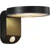 Image de Applique solaire avec détecteur Rica 480 Lumen, blanc chaud, noir NORDLUX