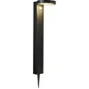 Image de Nordlux LED Lampe d'allée solaire Rica en noir 5W 480lm IP44 avec détecteur de mouvement rond