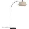 Image de Dicte Lampadaire Lampe de lecture Ø 53 cm Beige / Noir