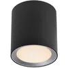 Image de Nordlux Landon Long LED bathroom ceiling light LED (monochrome) LED 6.5 W Warm white to cool white Black