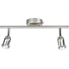 Image de Spots LED variables sur rail NORDLUX Avenue, Variant : 380 x 100 mm, 2 x 35 W, argenté