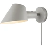 Image de NORDLUX Stay Short applique murale variable, Variante : Ø 160 x 117 x 150 mm, gris