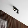 Image de Luminaire moderne à double spot NORDLUX Eik, Variante : Ø 86 x 285 x 150 mm, 35 W, noir