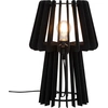 Image de NORDLUX Groa lampe à poser en bois, Variante : Ø 260 x 400 mm, E27, 40 W, noir
