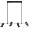 Image de NORDLUX Alanis lustre LED suspendu, Variante : Ø 60 x 150 mm, 900 mm, 15 W, GU10, noir