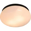 Image de Plafonnier LED NORDLUX Foam IP44, Variante : Ø 340 x 120 mm, 2 x E27, noir