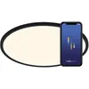 Image de NORDLUX Oja smart 2700 - 6500 K LED Lampe àpar Applique, Variante : Ø 294 x 23 mm, LED, 15 W, 60 - 1600 lm, noir