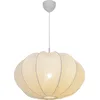 Image de Lustre suspendu en textile NORDLUX Aeron, Variante : Ø 600 x 4300 mm, E27, blanc, beige
