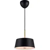 Image de Lustre à suspension NORDLUX Clasi, Variante : Ø 290 x 265 mm, 3 x 10 W, E14, noir, laiton