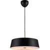 Image de Lustre à suspension NORDLUX Clasi, Variante : Ø 450 x 265 mm, 3 x 15 W, E14, noir, laiton