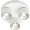 Image de Plafonnier orientable à LED NORDLUX Pichet sur rail, Variante : Ø 270 x 116 mm, 3 x 10 W, GU10, blanc