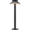 Image de Borne solaire LED avec pointe NORDLUX Justina avec capteur, Variante : Ø 230 x 600 mm, 5 W, anthracite